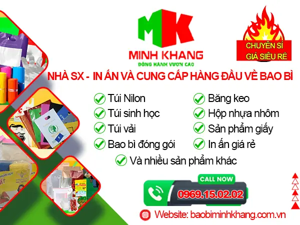 Bao Bì Minh Khang: Nhà Sản Xuất Và Phân Phối Bao Bì Uy Tín Tại Tp.hcm Bao Bì Minh Khang: Nhà Sản Xuất Và Phân Phối Bao Bì Uy Tín Tại Tp.hcm