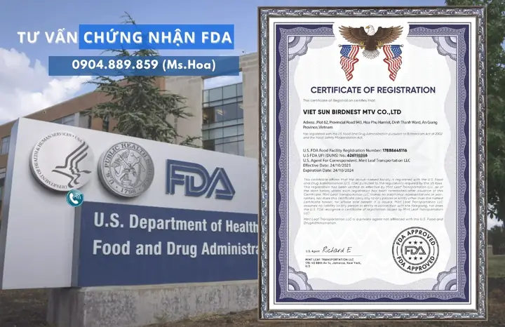 Cấp Chứng Nhận Fda Cấp Chứng Nhận Fda