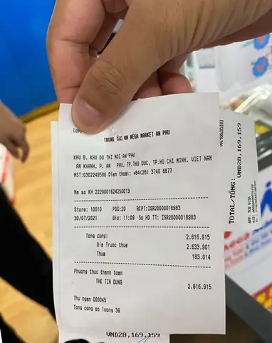 Hóa Đơn Siêu Thị Hóa Đơn Siêu Thị