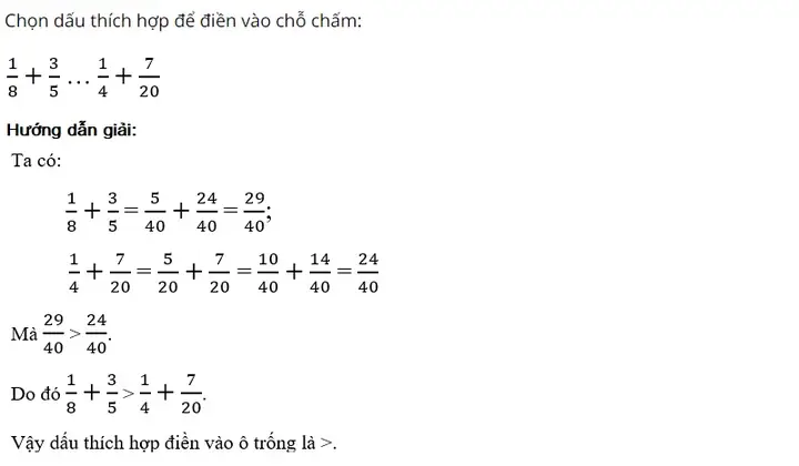 Hướng Dẫn Cách Cộng Hai Phân Số Cùng Mẫu Số Cho Học Sinh Tiểu Học Hướng Dẫn Cách Cộng Hai Phân Số Cùng Mẫu Số Cho Học Sinh Tiểu Học
