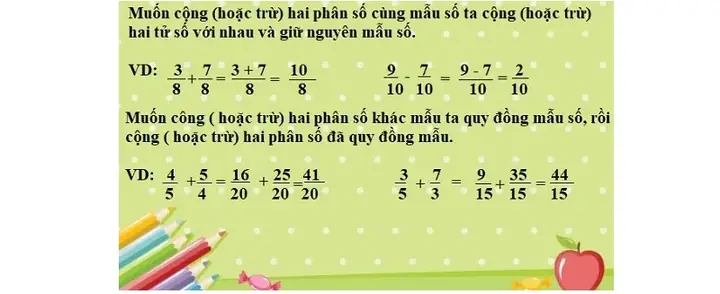 Hướng Dẫn Cách Cộng Hai Phân Số Cùng Mẫu Số Cho Học Sinh Tiểu Học Hướng Dẫn Cách Cộng Hai Phân Số Cùng Mẫu Số Cho Học Sinh Tiểu Học