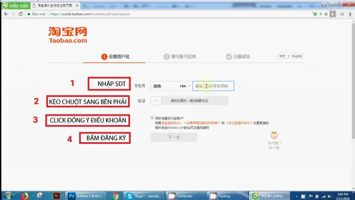 Cách Đăng Ký Tài Khoản Taobao Trên Điện Thoại Và Máy Tính Mới Nhất 2026 Cách Đăng Ký Tài Khoản Taobao Trên Điện Thoại Và Máy Tính Mới Nhất 2026