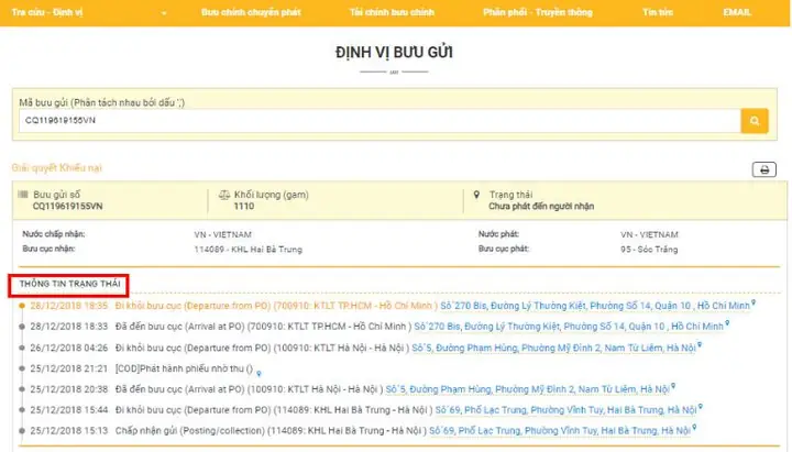Hướng Dẫn Cách Định Vị Đơn Hàng Vnpost Nhanh Chóng Và Chính Xác Nhất