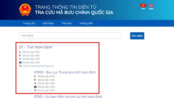 Mã Bưu Chính Nam Định Mới Nhất: Tra Cứu Postal Code Và Zip Code Chi Tiết Mã Bưu Chính Nam Định Mới Nhất: Tra Cứu Postal Code Và Zip Code Chi Tiết