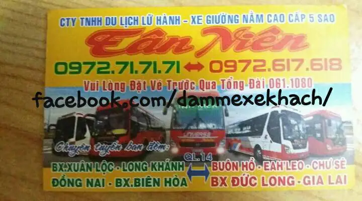 Tổng Hợp Số Điện Thoại Nhà Xe Tân Niên: Hotline Đặt Vé Và Thông Tin Liên Hệ Mới Nhất