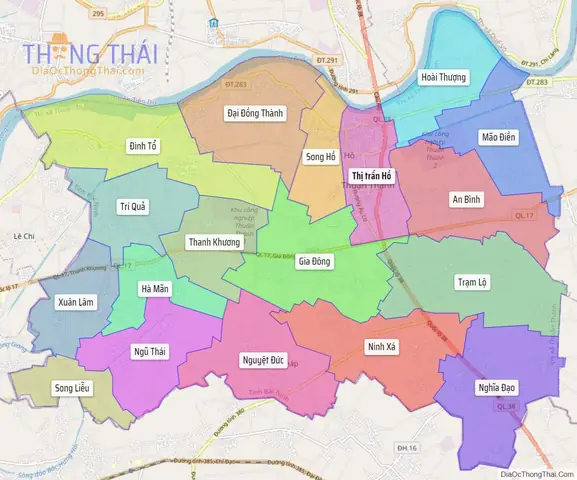 Thuận Thành Ở Đâu? Tổng Quan Vị Trí Địa Lý Và Đơn Vị Hành Chính Thị Xã Thuận Thành