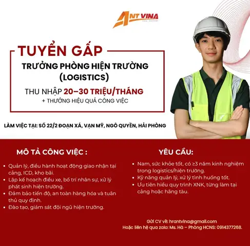 Tổng Hợp Việc Làm Logistics Tại Hải Phòng Mới Nhất - Cơ Hội Nghề Nghiệp Hấp Dẫn Tổng Hợp Việc Làm Logistics Tại Hải Phòng Mới Nhất - Cơ Hội Nghề Nghiệp Hấp Dẫn