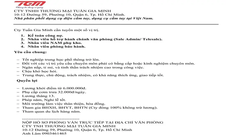 Tổng Hợp Việc Làm Quận 6 Mới Nhất: Cơ Hội Việc Làm Hấp Dẫn Update 05/2026